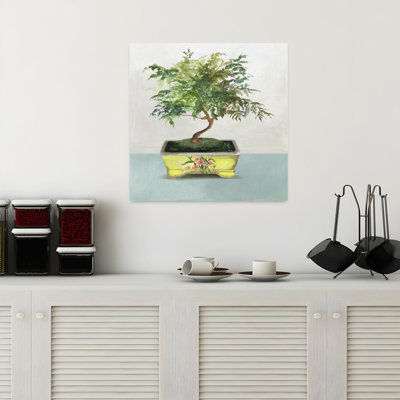 Bonsai Tree IV Delicate Tranquil Abstract Bonsai Nature Art