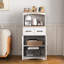 Armoire de rangement pour garde-manger avec 2 portes et 2 tiroirs