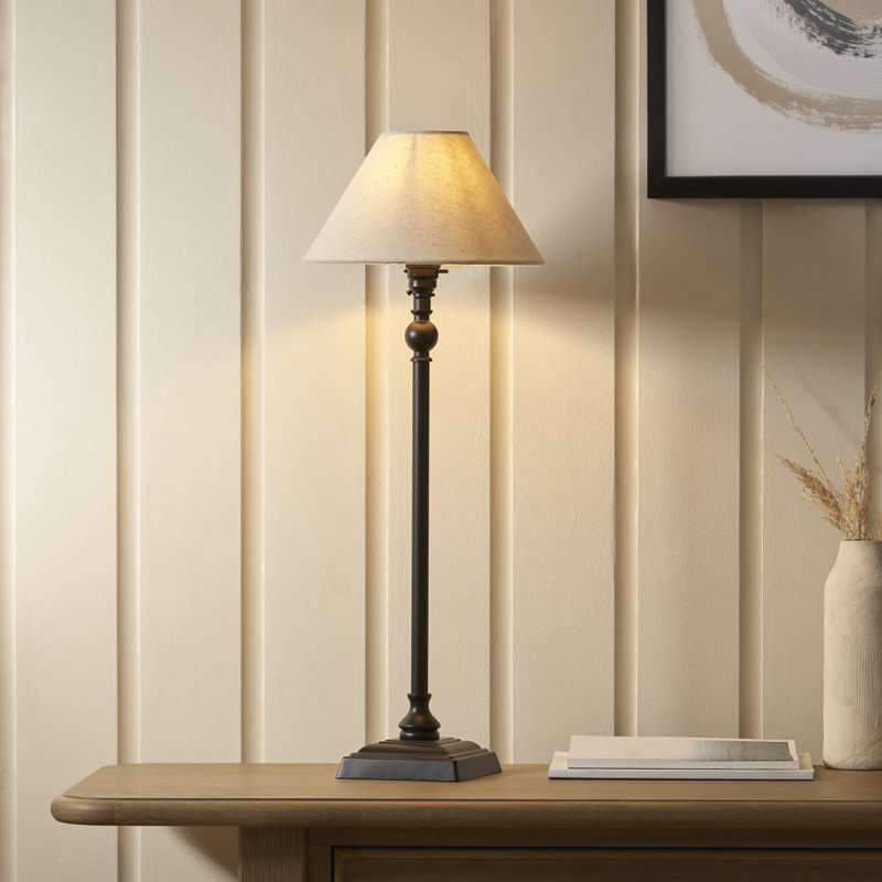 Metal Table Lamp, Black