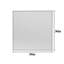 Miroir mural 36 po x 36 po moderne en aluminium noir, pour salle de bain, salon, chambre à coucher, reflet tout autour, cadre de salle de bain surdimensionné facile à installer, monté, à l'épreuve, reflet tout autour