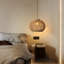 Rattan Pendant Lights for Kitchen Island,Globe Rattan Pendant Shade-993684422
