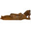 Reclining Iron Look Buddha Figurine