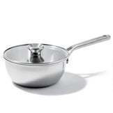 OXO Mira 1.5Qt Tri-Ply Stainless Steel Chef's Pan with Lid