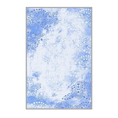 Stylish Hall Carpet (39.4 x 78.7 inches), 100% Polyester, 0.3 in Pile Height | Antibacterial, Non-Slip Underside, Machine Washable | 3D Digital Printed Design, Durable & Soft for Home Décor