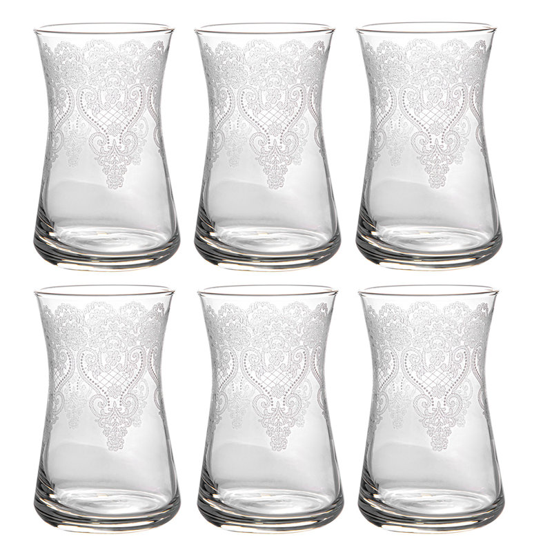Ensemble de 6 verres à thé Venice