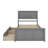 Twin Size Two-Drawer Platform Storage Bed-762534654