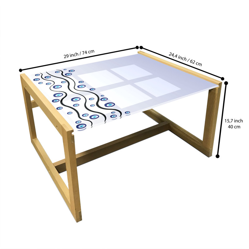Irmtrude Sled Coffee Table, 62cm H x 74cm W x 40cm D