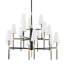 Bowery - 15 Light Chandelier - Aged Old Bronze Finish-147222539