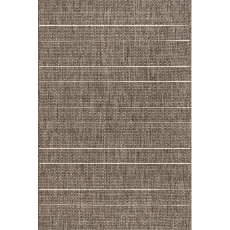  Tapis rayé intérieur / extérieur Alaina, Rectangle 6 pi x 9 pi