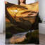 Jeté en flanelle Leopard Tree Sunset-134322608