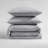 Calvin Klein Washed Percale Solid Cotton Duvet Cover Set-93507467-93507470