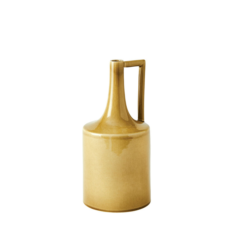 Earthenware Decorative Bottle, Overall Height- 12"