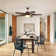 52" Hojkov 5 - Blade LED Leaf Blade Ceiling Fan with Remote Control and Light Kit Included