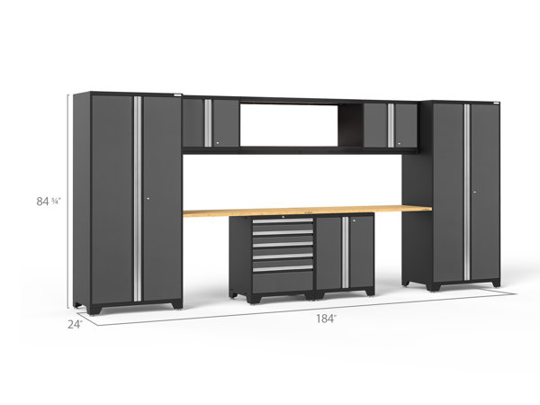 Waco 6 Piece Storage Cabinet Set WFX Utility Finish: White