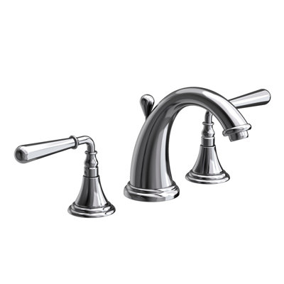 Bevelle Widespread Bathroom Faucet with Drain Assembly