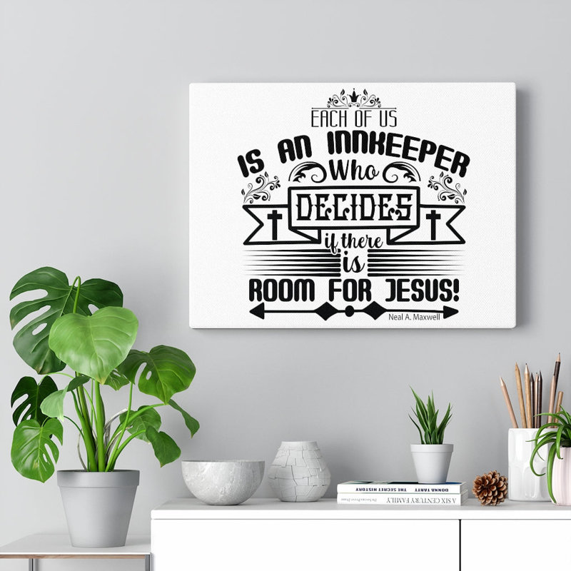 For Jesus - Wrapped Canvas Print, 46cm H x 61cm W