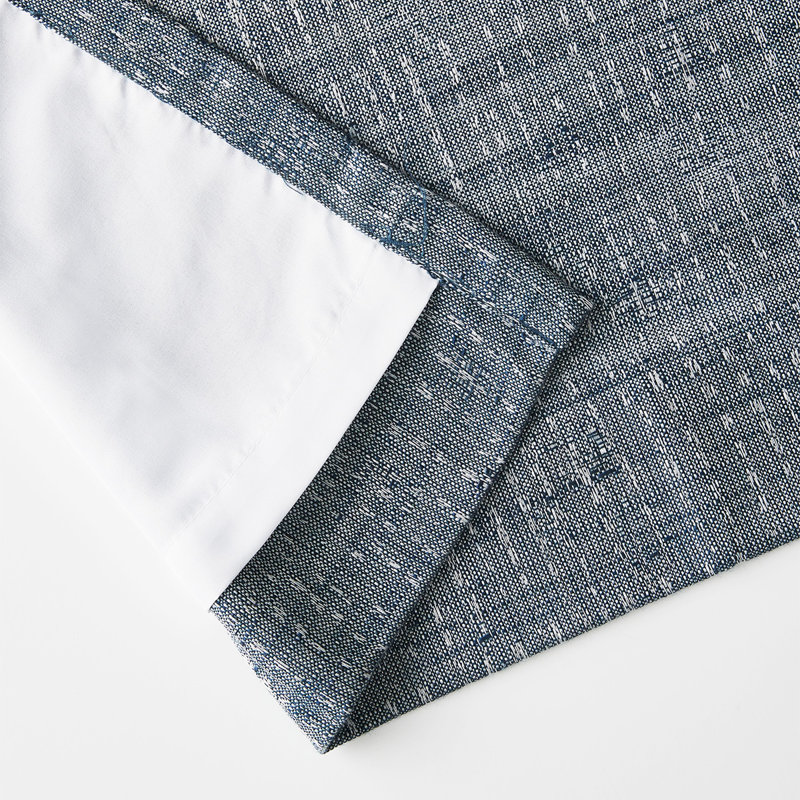 Tecoma Room Darkening Single Curtain Panel, Indigo, 50" W x 108" L
