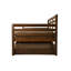 Lit de jour en bois Alexz avec lit gigogne escamotable, matelas non inclus-72767741