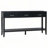 Farmhouse Entryway Table With 3 Drawers, Painted Console Table With Bottom Shelf & Iron Handles, Minimalist Sofa Table For Living Room, Hallway, Kitchen, Bedroom, Office-1894794615