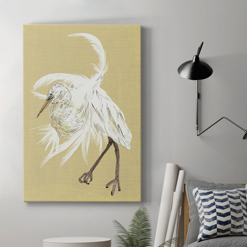" Heron Plumage VI ", 60'' H x 40'' W x 1'' D