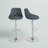 Nials Swivel Upholstered Counter Stool with Metal Frame-389238613
