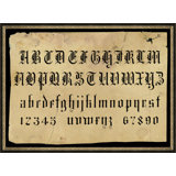 Vintage Alphabet 3 Print