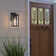 Olar Classic Outdoor Wall Sconce 1 Light Rectangular Metal Frame and Glass Shade Warterproof