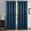 Paire de rideaux occultant de couleur unie 100% avec œillets (ensemble de 2)-2070240144-2070240147