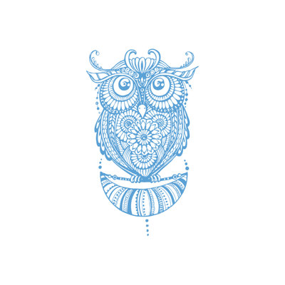 Décalcomanie murale hibou Shelia