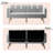 Brooksley Twin 69.69'' Velvet Convertible Sofa-1836459665