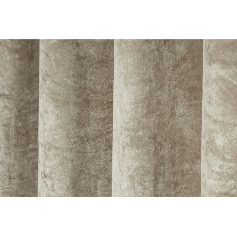 Najeem 100% Polyester Room Darkening Eyelet Curtain Pair, 183 W x 168cm D cm