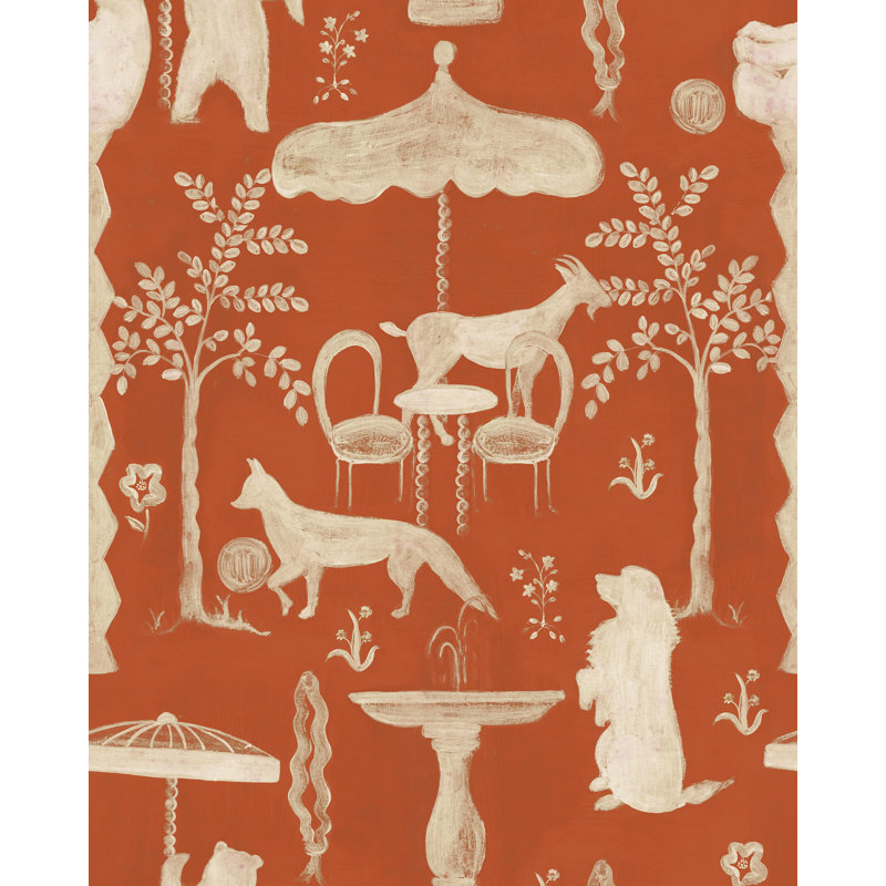 THE HIDDEN REALM Dusk Wallpaper, Copper/Taupe