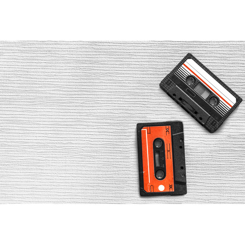 Old Audio Cassette - Wrapped Canvas Print, 20cm H x 30cm W x 3.8cm D