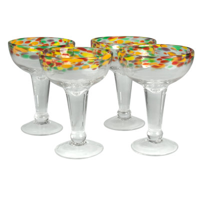 Yousef 13oz. Handmade Margarita Glass Set