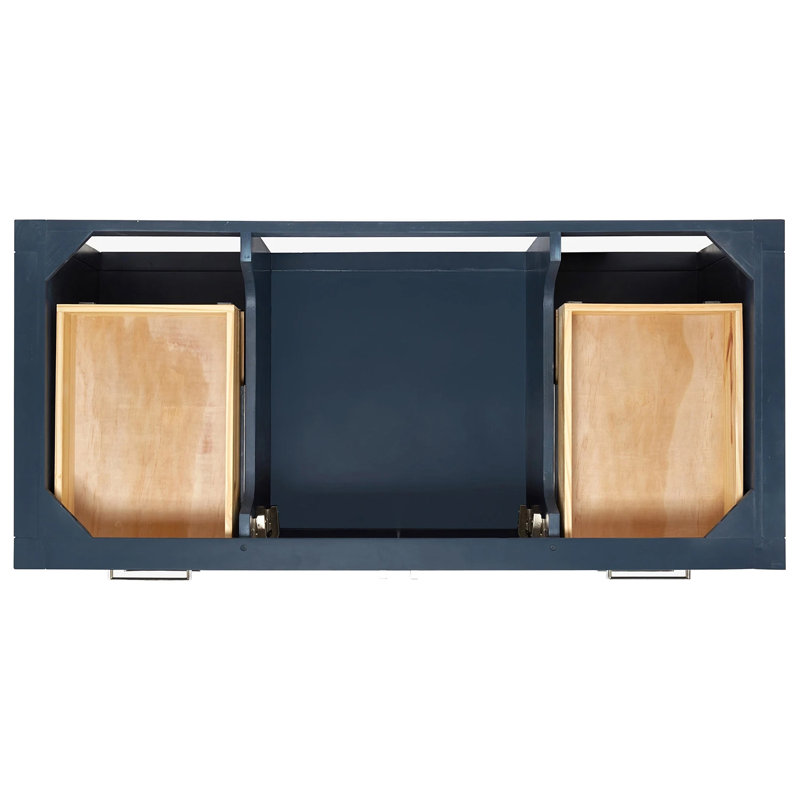 Meuble-lavabo simple 48 po ARIEL Moille, Bleu minuit, Rectangular