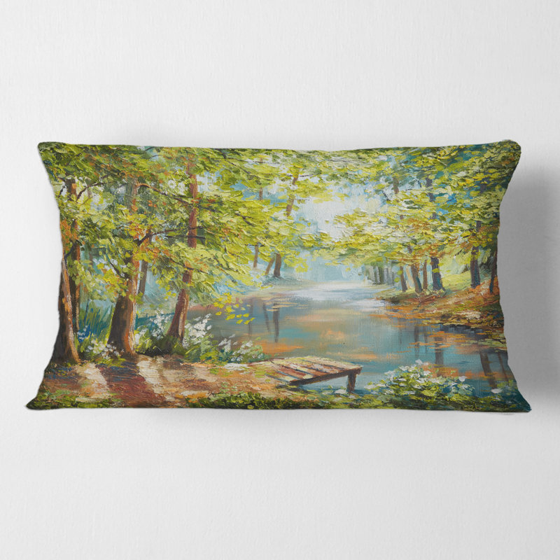 Housse de coussin rectangulaire et insert Forest