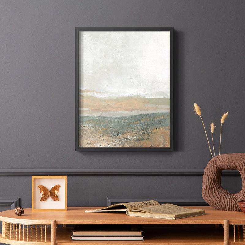 Earthy Textures, reproduction encadrée - bois massif, H 28 po x l 22 po, Noir