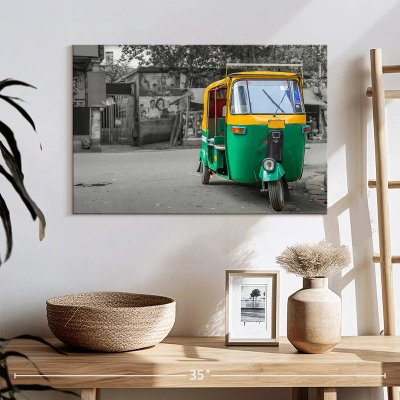 Mehar Indian Rickshaw Pop, 16" H x 24" W