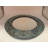 Darric Mosaic Mirror, Wall Art Décor – 24” Round Handcrafted Decorative Wall Mirror, Silver, Sharpie Blue, and Tan Mosaic Tiles with Embedded Imperial Design