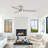 52''  3 - Blade Modern Dimmable Ceiling Fan with Remote Control and LED Light-561098156