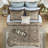 Complete Cal King Bedding Sets, Cotton Sheets, Modern Paisley Home Style
