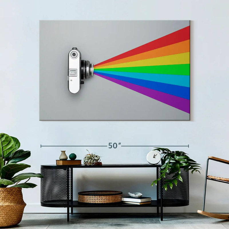 Senne Rainbow Camera Flash, 34" H x 51" W