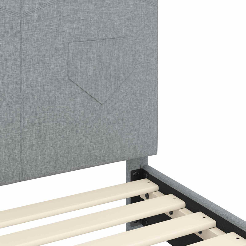 Bed Frame, Cot Bed / Toddler (70 x 140cm), Light Grey