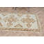 Tapis de couloir turc vintage en laine beige avec un motif de tapis anatolien antique, parfait pour décorer un couloir