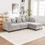Canapé modulaire avec repose-pieds 4 pièces Mildred-1484745614