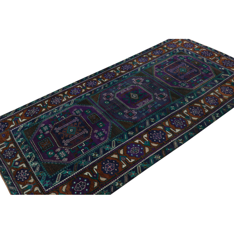 One-of-a-Kind 4'8" X 9' Hand Knotted Area Rug