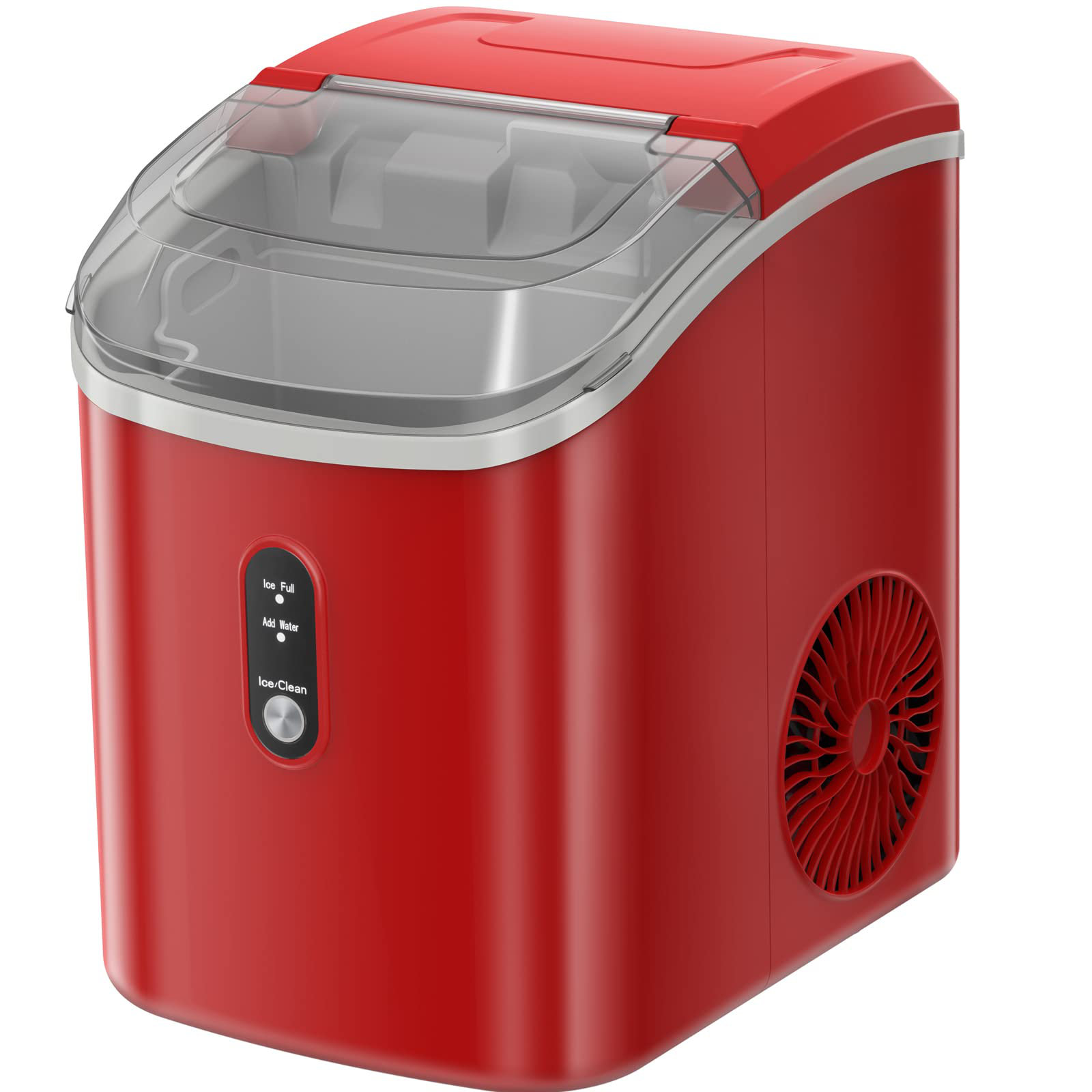 Antarctic Star Nugget Countertop Ice Maker With Soft Chewable Ice, Automatic 34S In 24 Hours