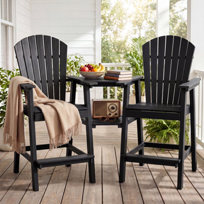 Maybeck 2-Piece Outdoor Adirondack Chair With Table