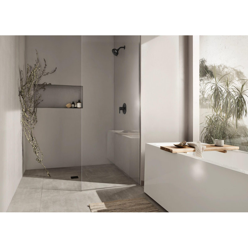Diameter Showerhead  (Black), Matte Black