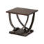 Table de bout en nickel noir avec tablette inférieure-109152171-109152174